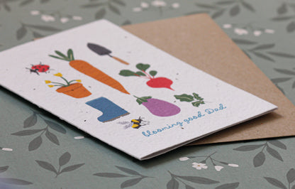 Blooming good Dad Plantable Card Wholesale