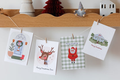 Merry Christmas Deer Plantable Card