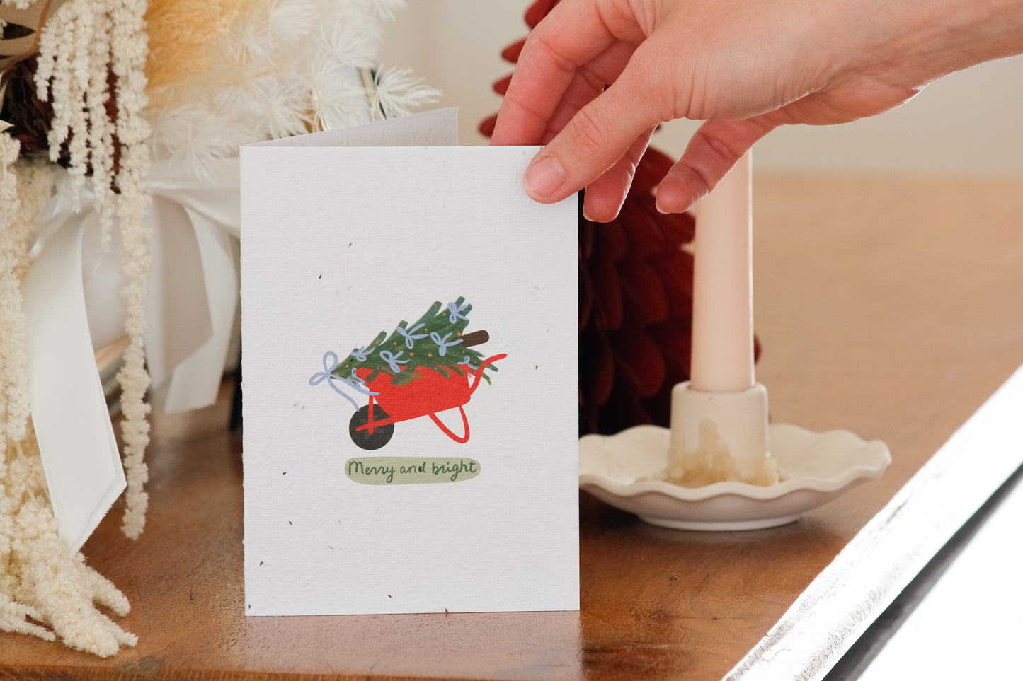 Merry and Bright Plantable Card