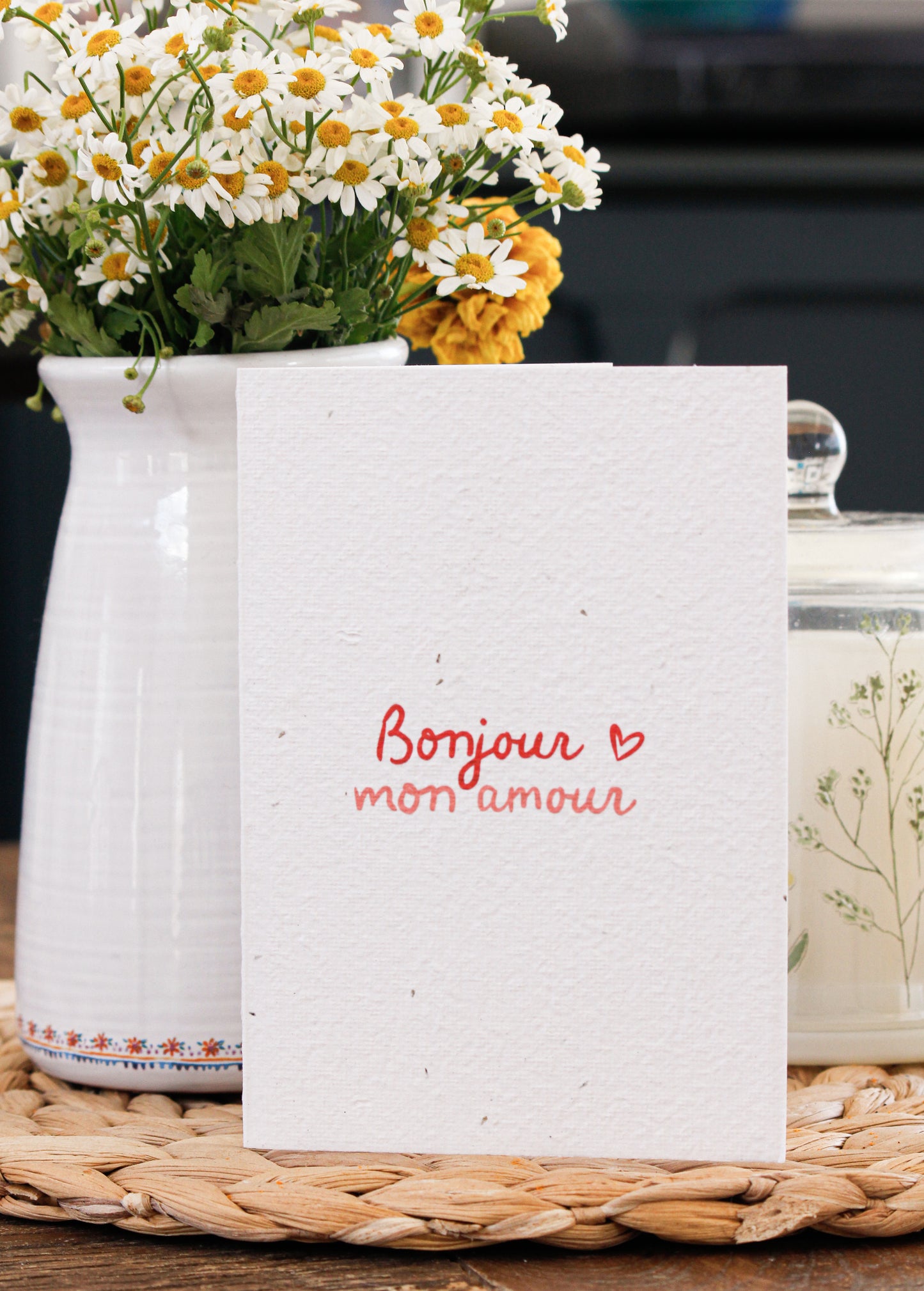 Bonjour Plantable Card Wholesale