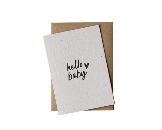 Hello Baby Plantable Card Wholesale