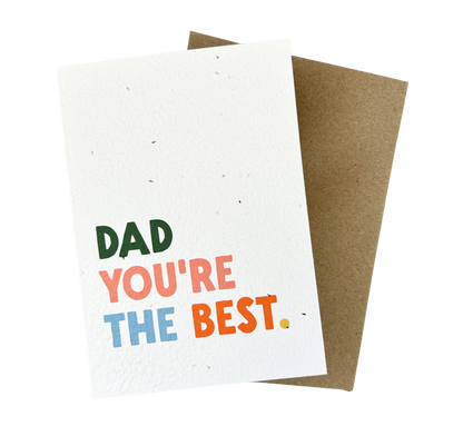 Dad You're the Best Plantable Card Wholesale