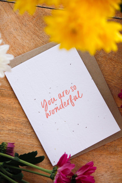 So Wonderful Blooming Card Wholesale