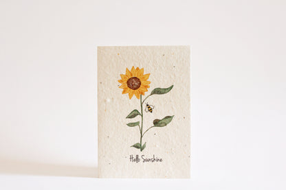 Hello Sunshine Plantable Card Wholesale