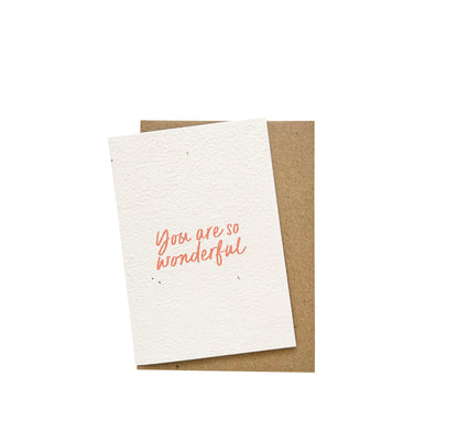 So Wonderful Blooming Card Wholesale