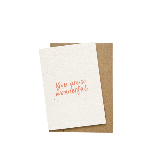 So Wonderful Blooming Card Wholesale