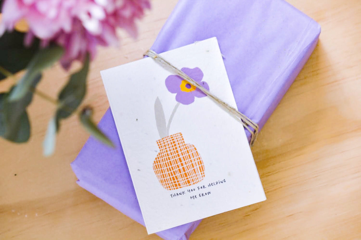 Pansy Blooming Card Wholesale