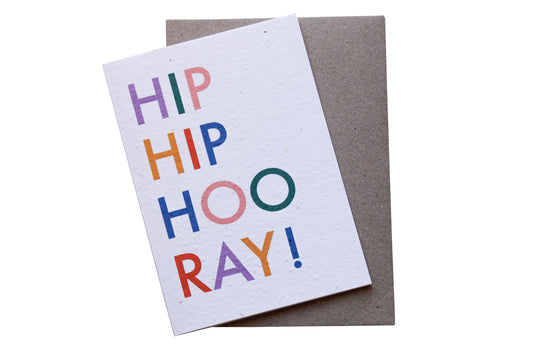 Hip Hip Plantable Card Wholesale