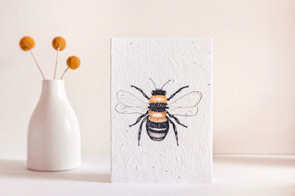 Honey Bee Plantable Card Wholesale