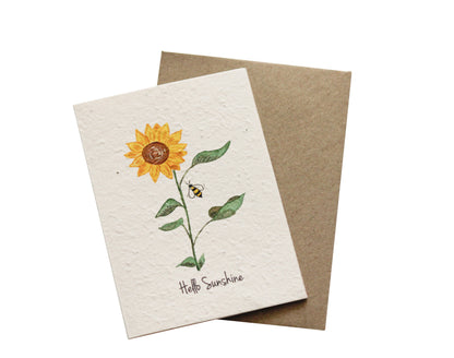 Hello Sunshine Plantable Card Wholesale